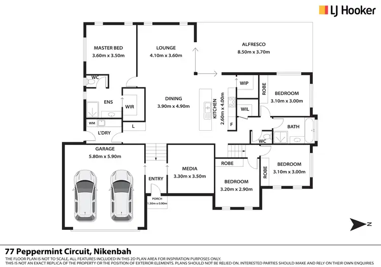 Floorplan of Homely house listing, 77 Peppermint Circuit, Nikenbah QLD 4655