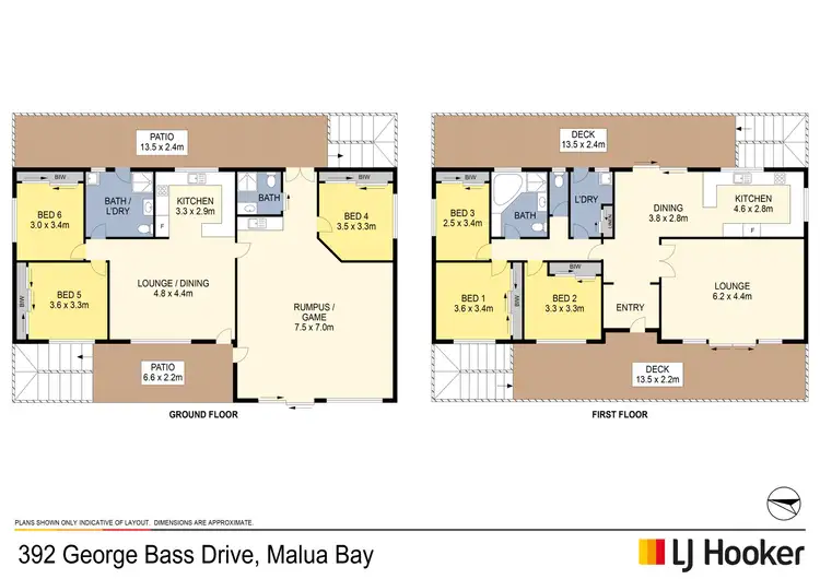 Floorplan of Homely house listing, 392 George Bass Drive, Malua Bay NSW 2536