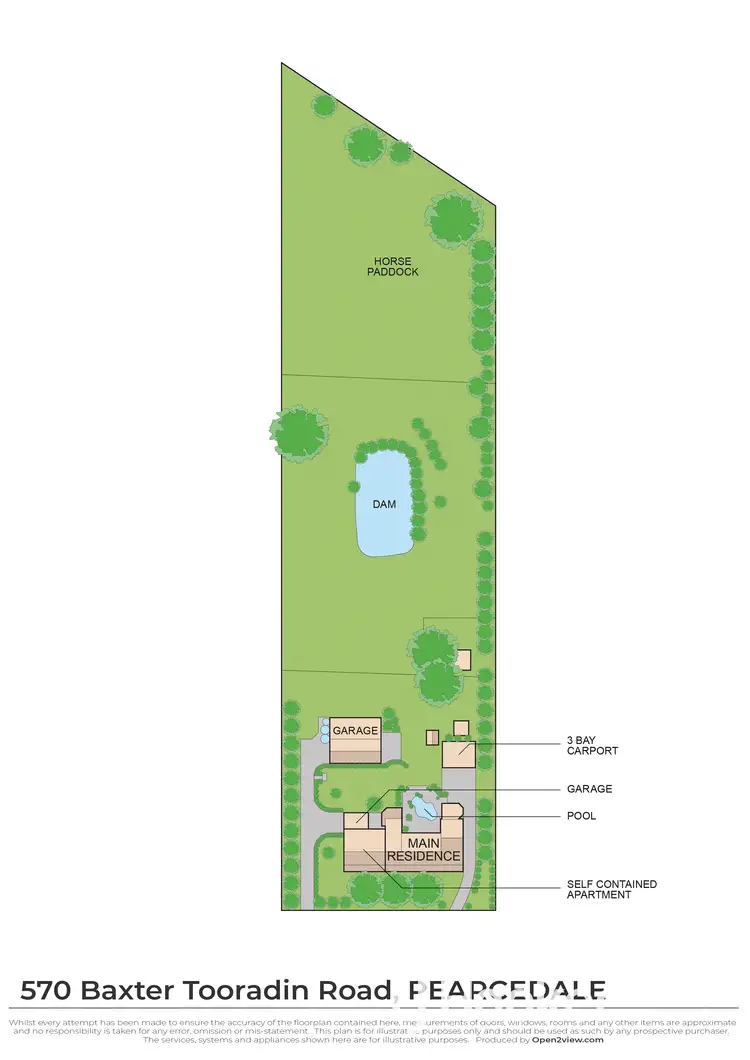 Floorplan of Homely rural property listing, 570 Baxter-Tooradin Road, Pearcedale VIC 3912