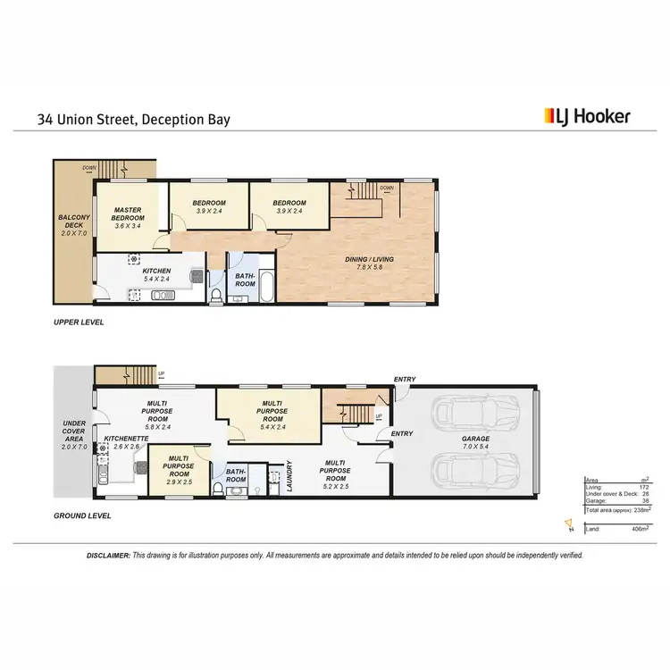 Floorplan of Homely house listing, 34 Union Street, Deception Bay QLD 4508