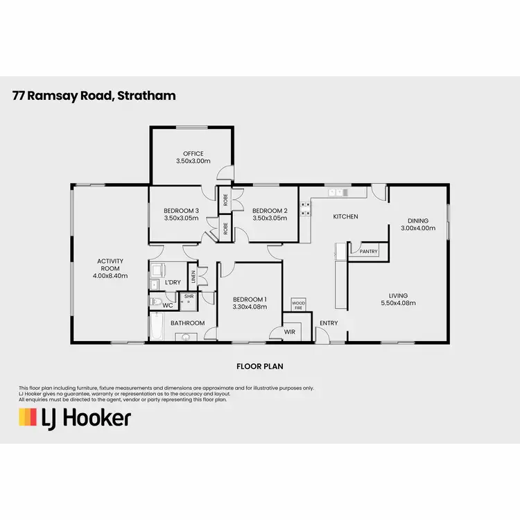 Floorplan of Homely house listing, 77 Ramsay Road, Stratham WA 6237