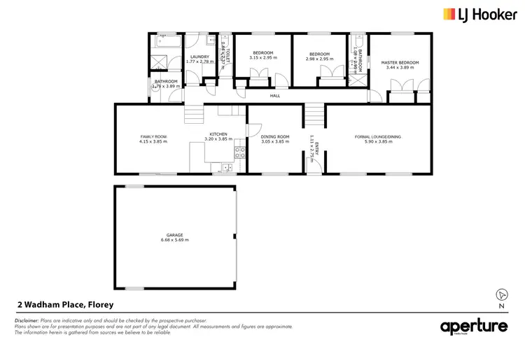 Floorplan of Homely house listing, 2 Wadham Place, Florey ACT 2615