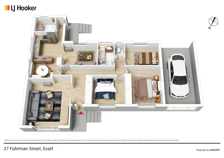 Floorplan of Homely house listing, 27 Fuhrman Street, Evatt ACT 2617