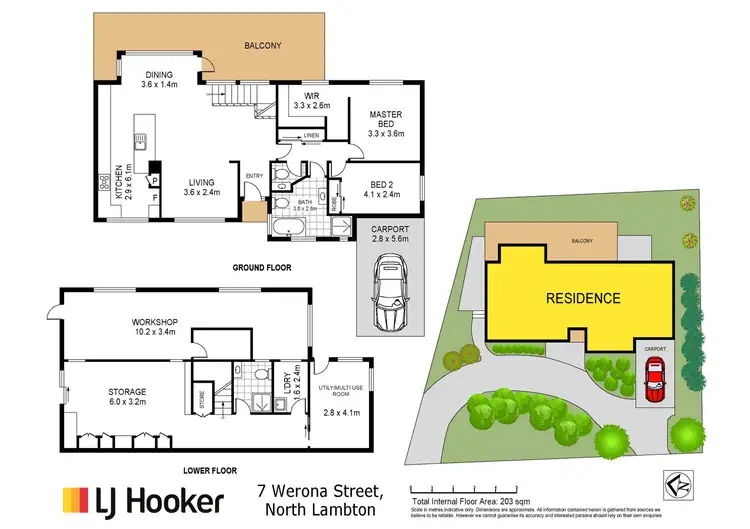 Floorplan of Homely house listing, 7 Werona Street, North Lambton NSW 2299