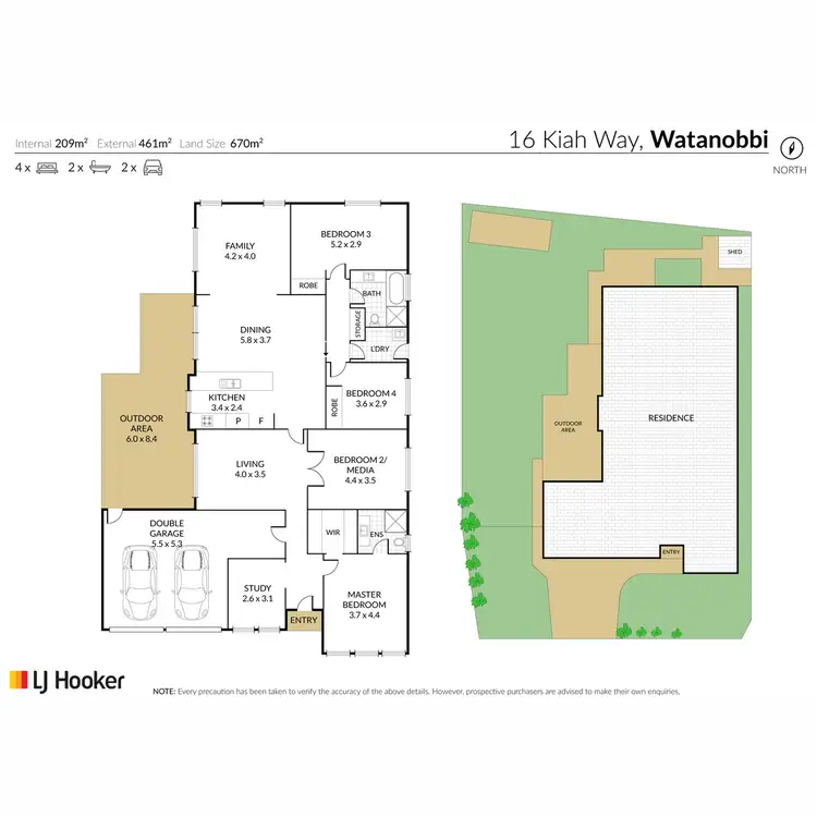 Floorplan of Homely house listing, 16 Kiah Way, Watanobbi NSW 2259