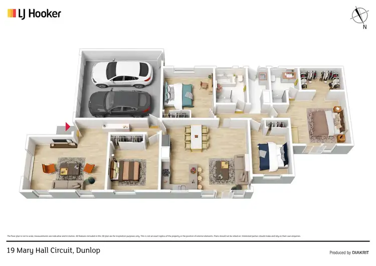 Floorplan of Homely house listing, 19 Mary Hall Circuit, Dunlop ACT 2615