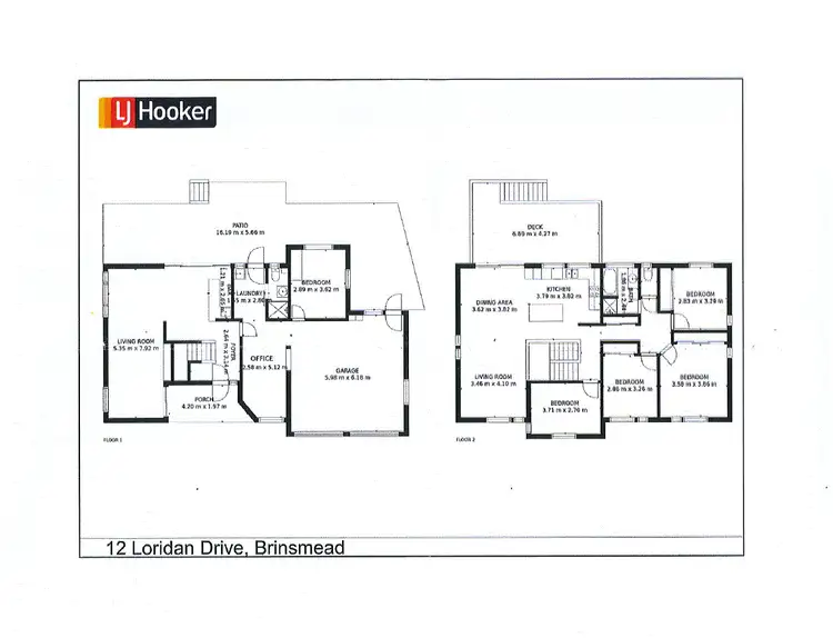 Floorplan of Homely house listing, 12 Loridan Drive, Brinsmead QLD 4870