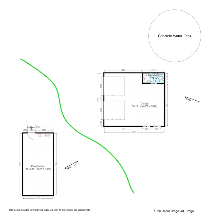 Floorplan of Homely land listing, 1020 Upper Brogo Road, Brogo NSW 2550