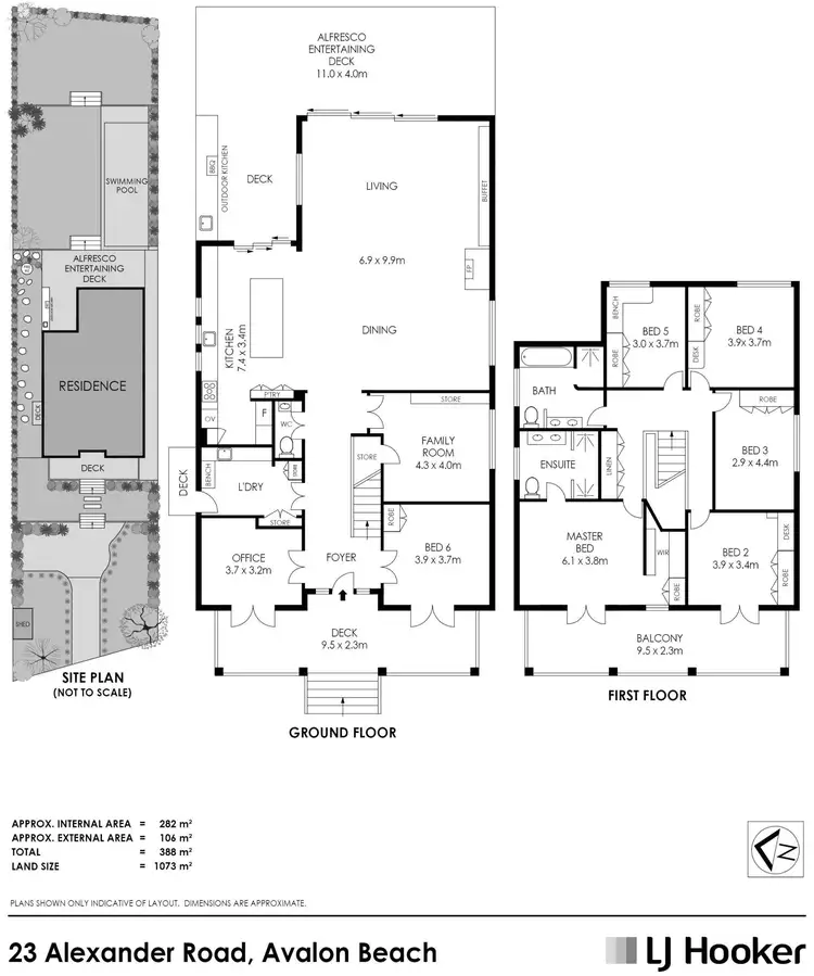 Floorplan of Homely house listing, 23 Alexander Road, Avalon Beach NSW 2107