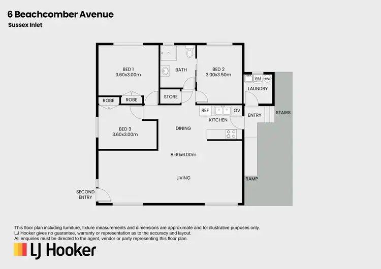 Floorplan of Homely house listing, 6 Beachcomber Avenue, Sussex Inlet NSW 2540