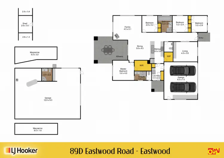 Floorplan of Homely house listing, 89D Eastwood Road, Eastwood VIC 3875