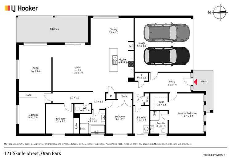 Floorplan of Homely house listing, 121 Skaife Street, Oran Park NSW 2570