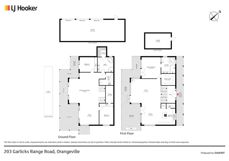 Floorplan of Homely house listing, 203 Garlicks Range Road, Orangeville NSW 2570