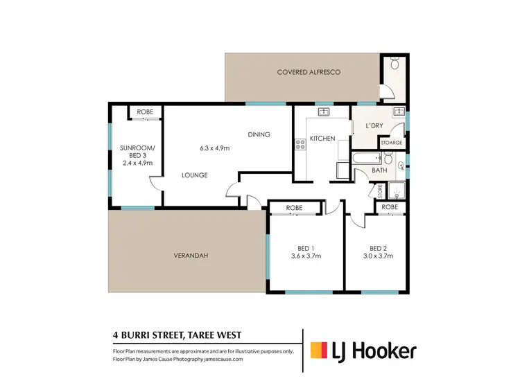 Floorplan of Homely house listing, 4 Burri Street, Taree NSW 2430