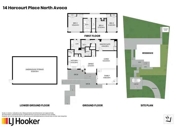 Floorplan of Homely house listing, 14 Harcourt Place, North Avoca NSW 2260