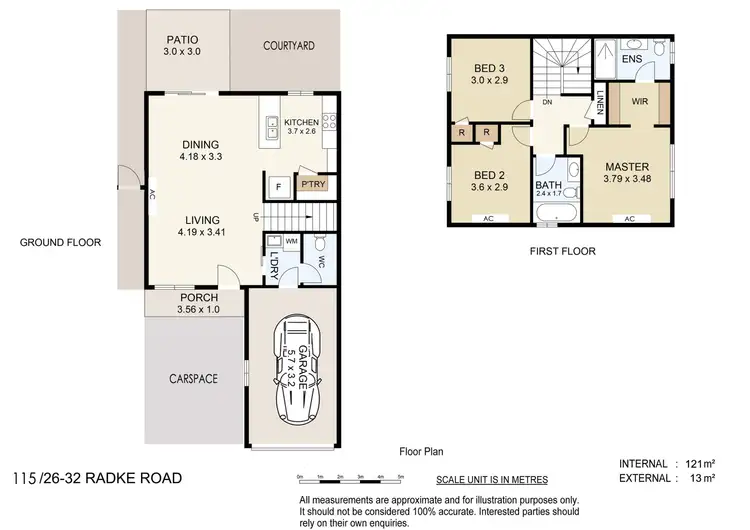Floorplan of Homely townhouse listing, 115/26-32 Radke Road, Bethania QLD 4205