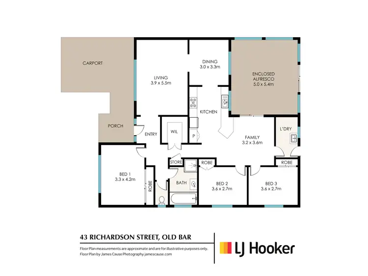 Floorplan of Homely house listing, 43 Richardson Street, Old Bar NSW 2430