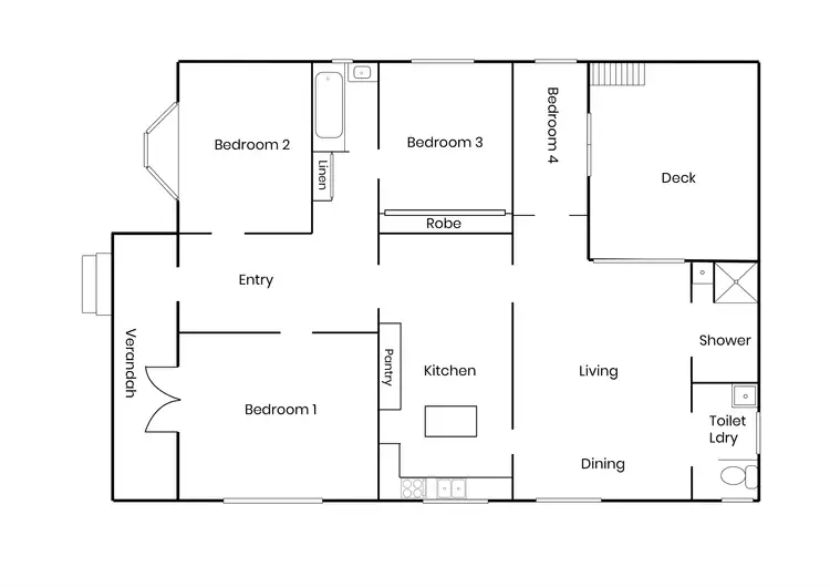 Floorplan of Homely house listing, 30 Petrie Street, Coopernook NSW 2426