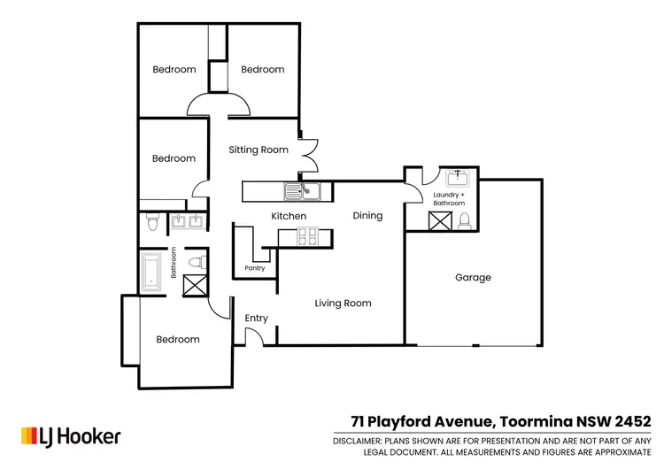 Floorplan of Homely house listing, 71 Playford Avenue, Toormina NSW 2452