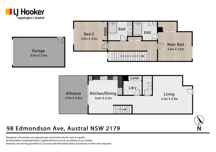Floorplan of Homely house listing, 98 Edmondson Avenue, Austral NSW 2179