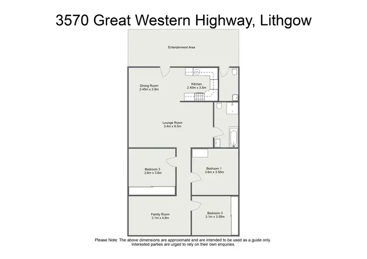 Floorplan of Homely house listing, 3570 Great Western Highway, Lithgow NSW 2790