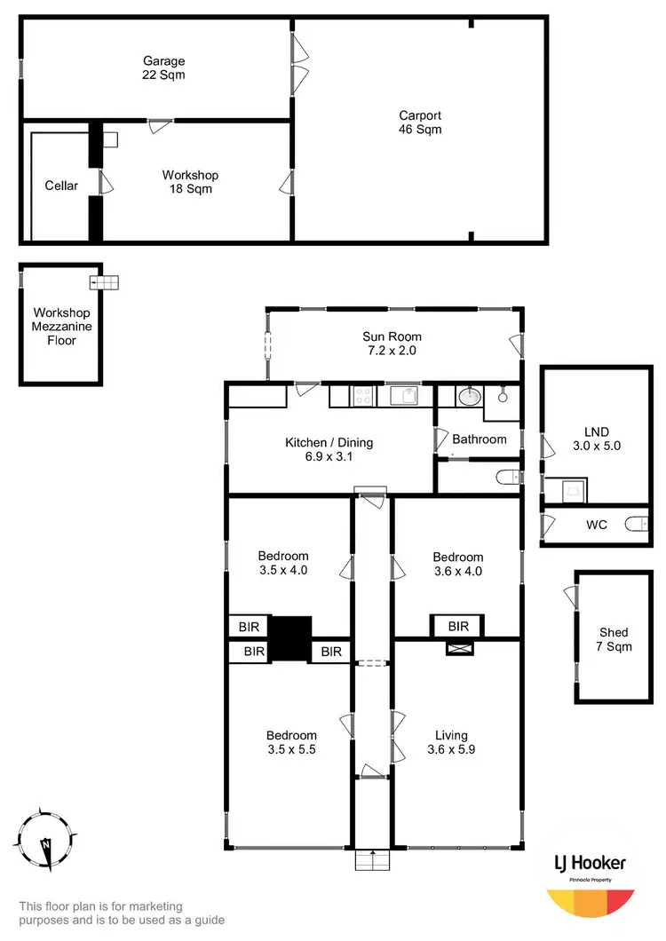 Floorplan of Homely house listing, 91 Lansdowne Crescent, West Hobart TAS 7000