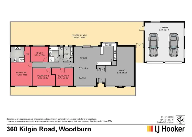 Floorplan of Homely rural property listing, 342 Kilgin Road, Dungarubba NSW 2480