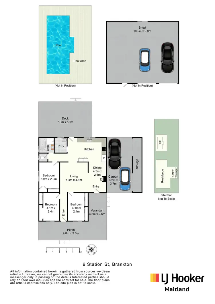 Floorplan of Homely house listing, 9 Station Street, Branxton NSW 2335