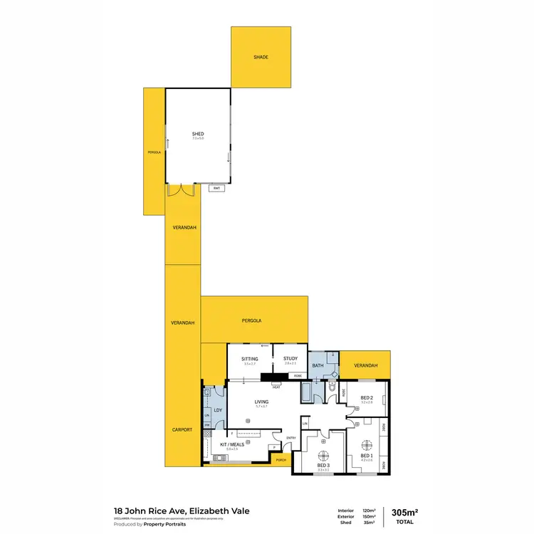 Floorplan of Homely house listing, 18 John Rice Avenue, Elizabeth Vale SA 5112
