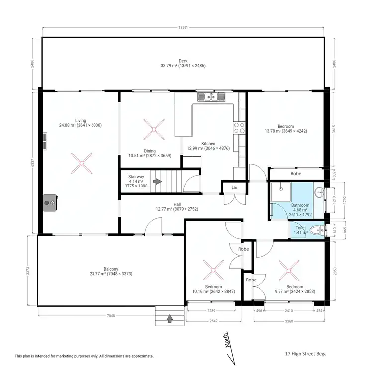Floorplan of Homely house listing, 17 High Street, Bega NSW 2550