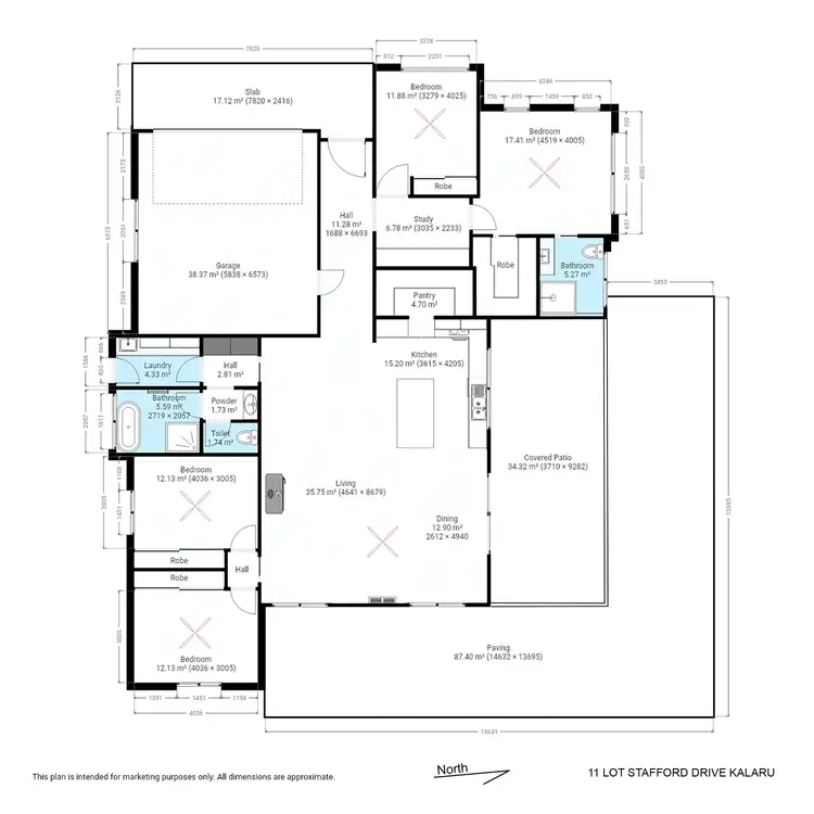 Floorplan of Homely house listing, 11 Lot Stafford Drive, Kalaru NSW 2550