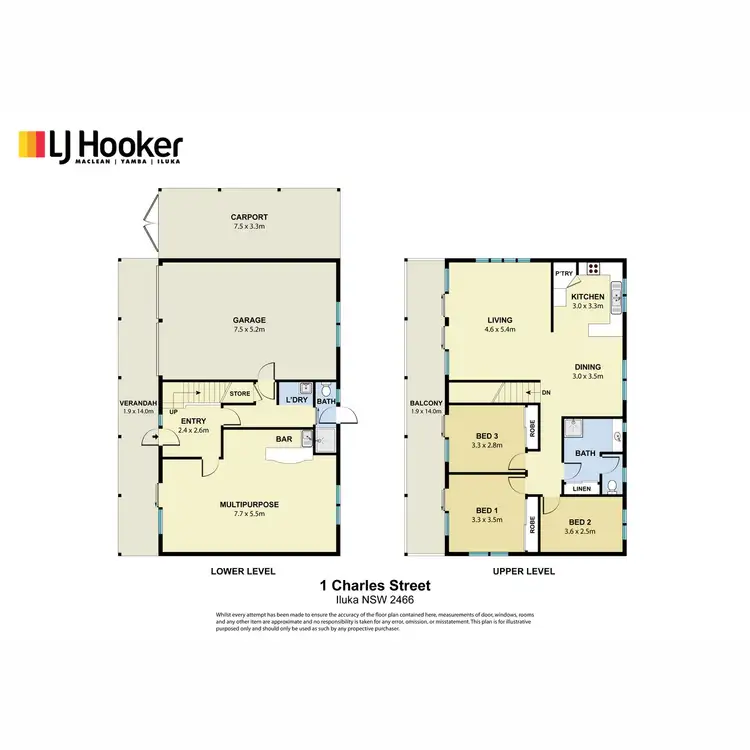 Floorplan of Homely house listing, 1 Charles Street, Iluka NSW 2466