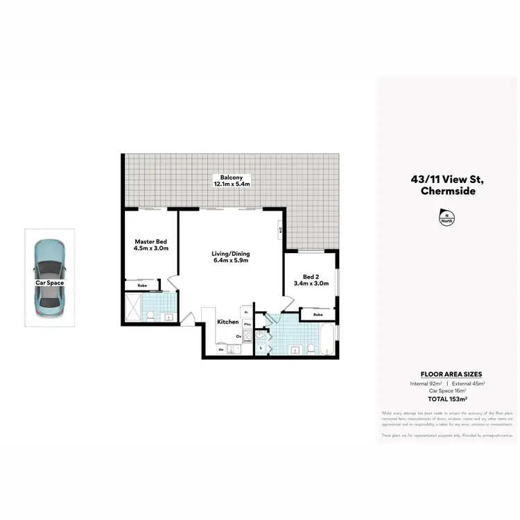 Floorplan of Homely apartment listing, 43/11 View Street, Chermside QLD 4032