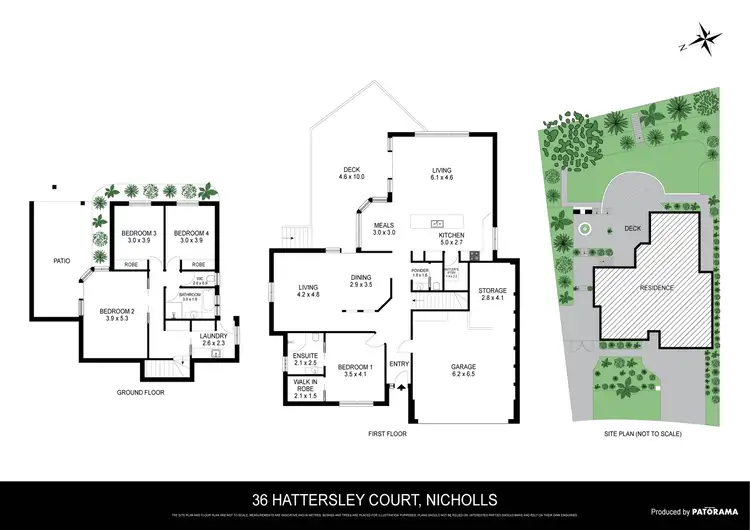 Floorplan of Homely house listing, 36 Hattersley Court, Nicholls ACT 2913
