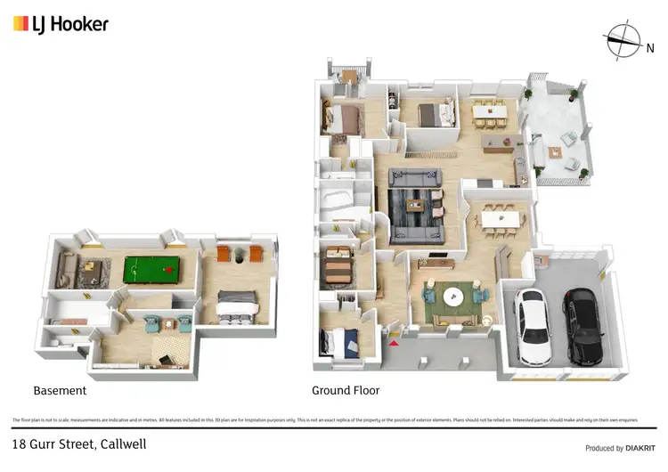 Floorplan of Homely house listing, 18 Gurr Street, Calwell ACT 2905