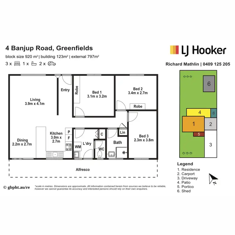 Floorplan of Homely house listing, 4 Banjup Road, Greenfields WA 6210