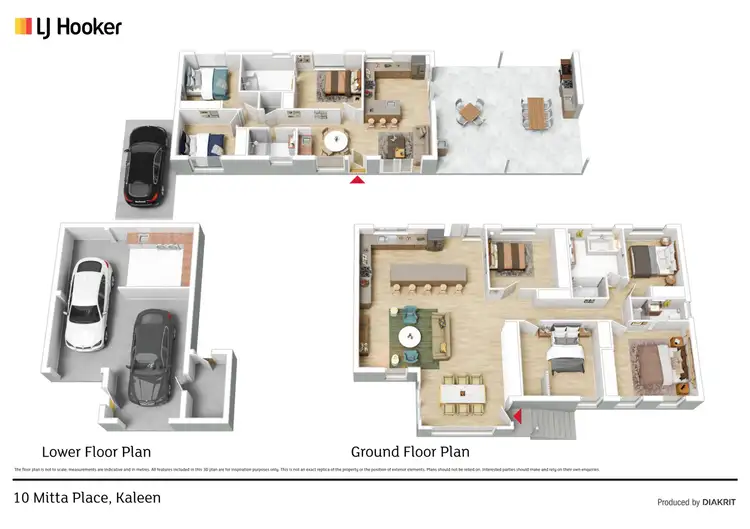 Floorplan of Homely house listing, 10 Mitta Place, Kaleen ACT 2617