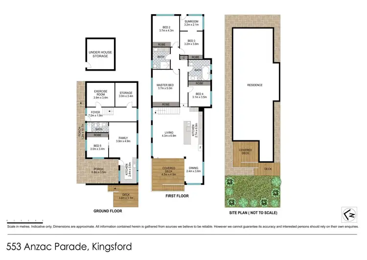 Floorplan of Homely house listing, 553 Anzac Parade, Kingsford NSW 2032
