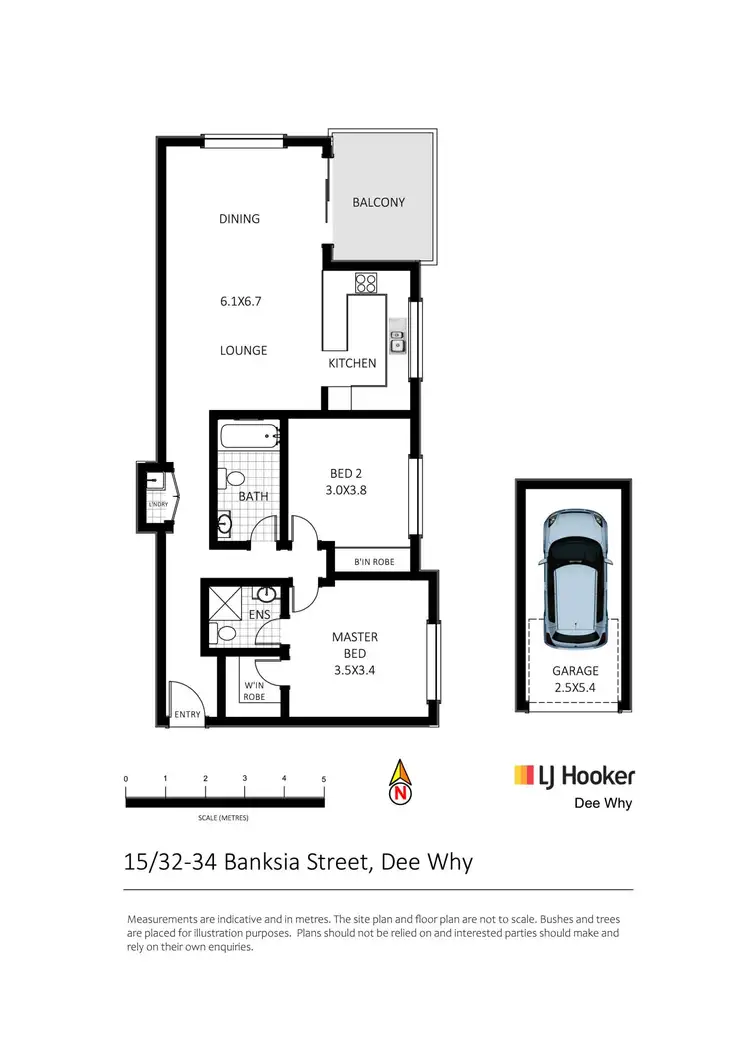 Floorplan of Homely apartment listing, 15/32-34 Banksia Street, Dee Why NSW 2099