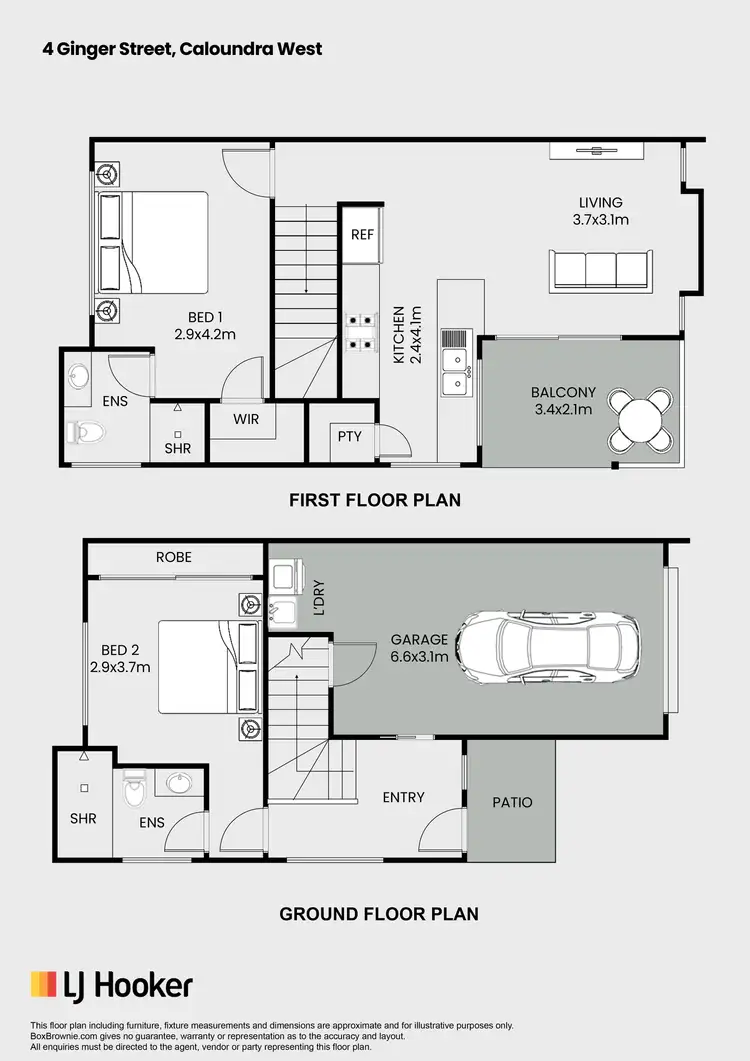 Floorplan of Homely house listing, 4 Ginger Street, Caloundra West QLD 4551