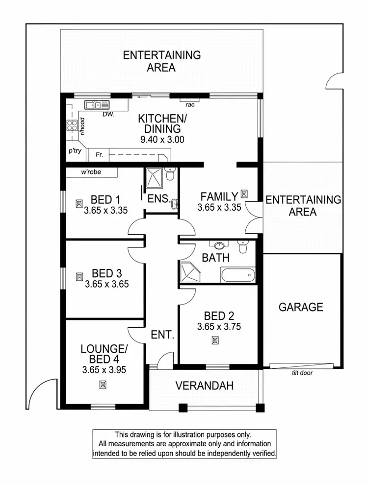 Floorplan of Homely house listing, 6 Blairgowrie Avenue, Edwardstown SA 5039
