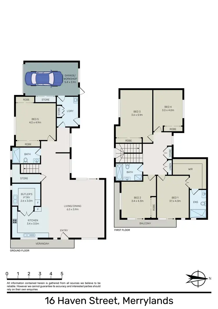 Floorplan of Homely house listing, 16 Haven Street, Merrylands NSW 2160