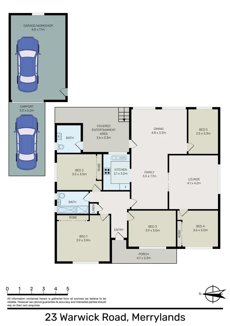 Floorplan of Homely house listing, 23 Warwick Road, Merrylands NSW 2160