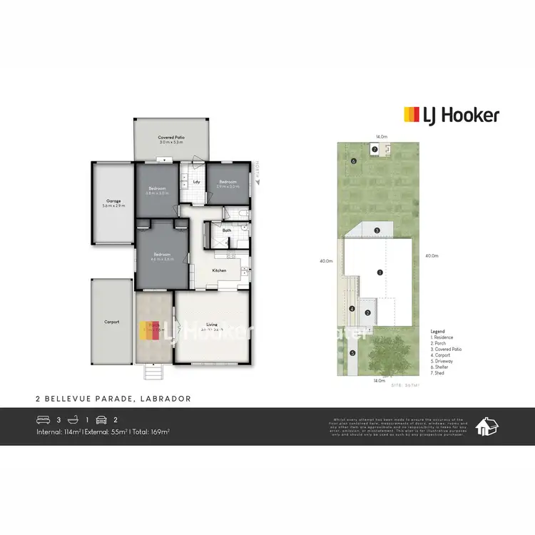 Floorplan of Homely house listing, 2 Bellevue Parade, Labrador QLD 4215