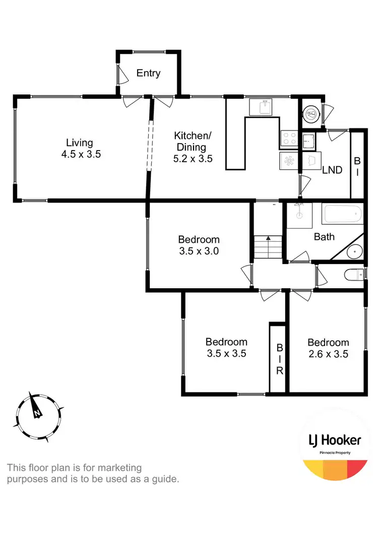 Floorplan of Homely house listing, 15 Graham Court, New Norfolk TAS 7140