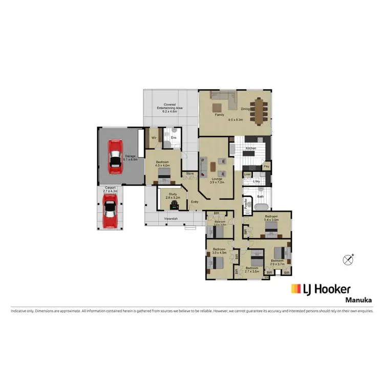 Floorplan of Homely house listing, 16 Greenvale Street, Fisher ACT 2611