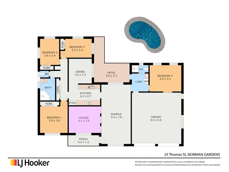 Floorplan of Homely house listing, 25 Thomas Street, Norman Gardens QLD 4701