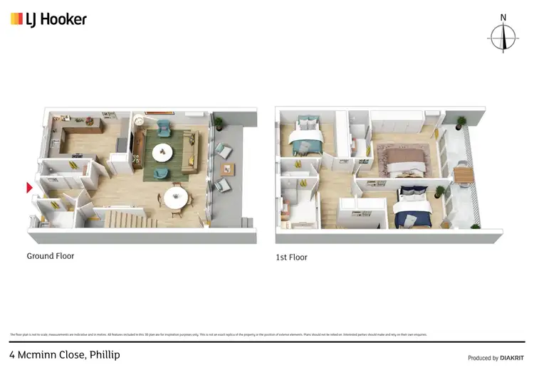 Floorplan of Homely townhouse listing, 4 McMinn Close, Swinger Hill ACT 2606