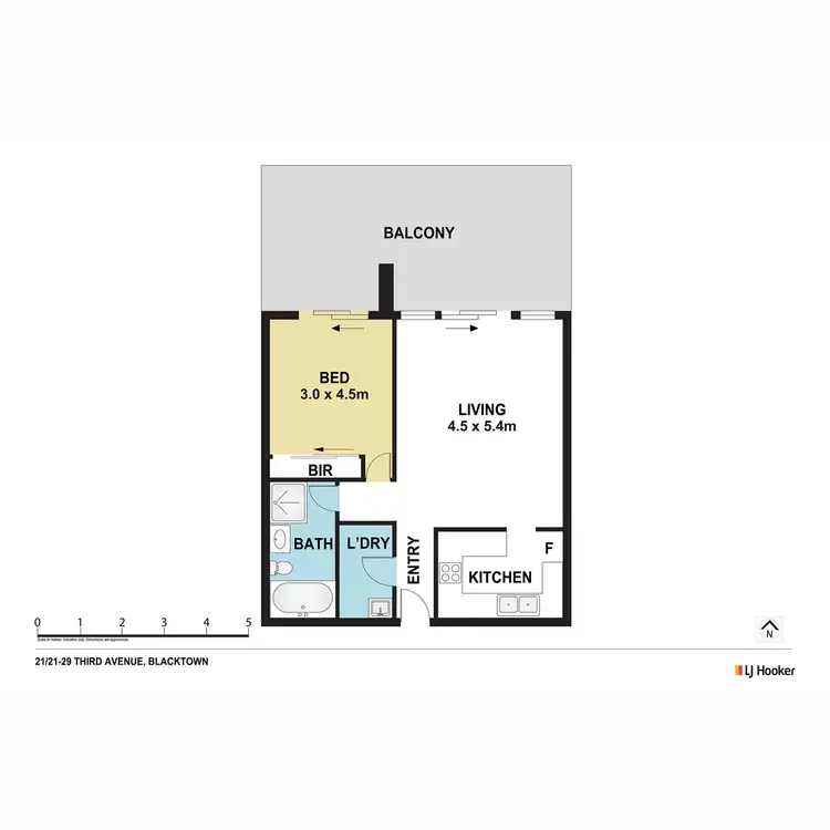 Floorplan of Homely unit listing, 21/21-29 Third Avenue, Blacktown NSW 2148