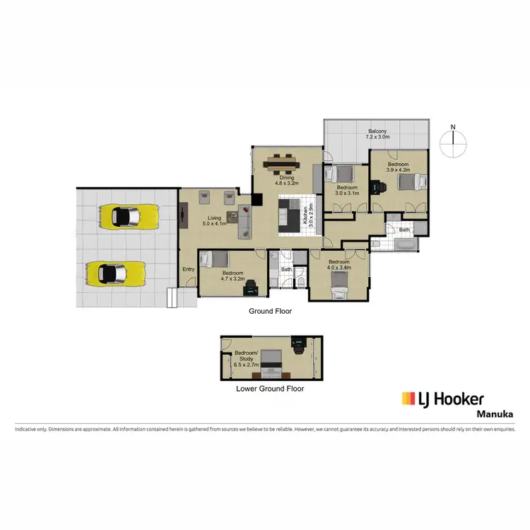Floorplan of Homely house listing, 4 Beagle Street, Red Hill ACT 2603
